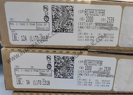 BQ7695202PFBR Entegre Devre Çipi Yüksek Doğrulukta Pil İzleyici ve Koruyucu TQFP-48