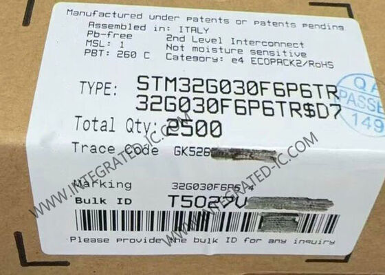 STM32G030F6P6TR Mikrodenetleyici MCU Tek Çekirdekli 32KB Flash Gömülü MCU TSSOP20