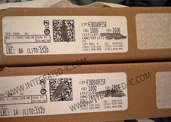 F280049PZSR Mikrodensör MCU C2000TM 32 bitlik MCU 100MHz C2000 Gerçek Zamanlı Mikrodensörler