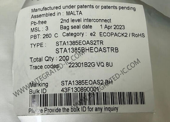 STA1385EOAS2TR Mikro denetleyici MCU Telemaco3P Otomobil Telematik ve Bağlantı Mikroprosesörü