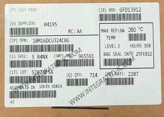 Alan Programlanabilir Geçit Dizisi 10M16DCU324C8G MAX 10 Alan Programlanabilir Geçit Dizisi 324-LFBGA