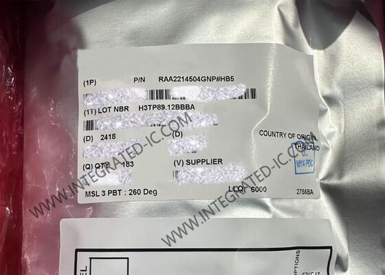 RAA2214504GNP Entegre Devre Chip Synchronous Buck Converter 4.5V'den 42V'ye Giriş 5A Devamlı Çıkış Endüstriyel Sınıf Güç Tedarik Modülü