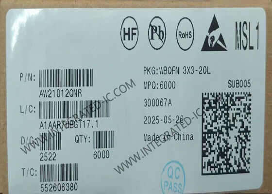 AW21012QNR 256-Seviye PWM ve I2C Arayüzü ile 12 Kanal LED Sürücü