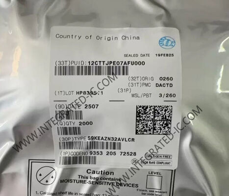S9KEAZN32AVLCR Otomotiv Uygulamaları için 32 kB Program Belleği 12 bit ADC ve 40 MHz Saat Frekansına sahip Mikrodenetleyici MCU