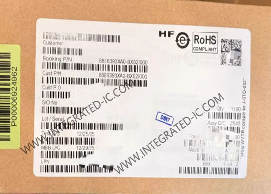 88E6393XA0-BXB2I000 Ethernet IC 11-Port SOHO Değiştiricisi Sekiz 10/100/1000Mbps PHY ile