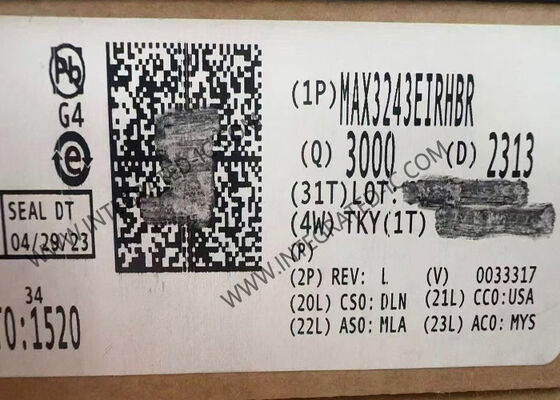 MAX3243EIRHBR Tümleşik Devre Çipi RS-232 Alıcı-Verici, 3V ila 5,5V Sistemler için 500kbps Veri Hızı ve ±15-kV ESD Koruması ile