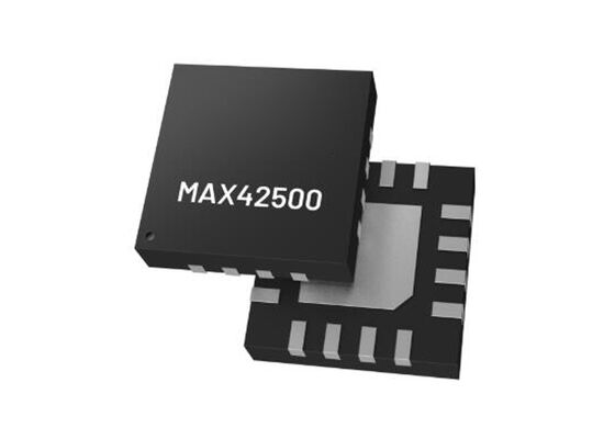 MAX42500ATEAA 2.35V'den 5.50V'ye kadar çalışan güç kaynağı voltajı 150μA çalışma akımı ve -40°C'den +125°C'ye kadar çalışma sıcaklığı olan entegre devre çip güç sistemi monitörü