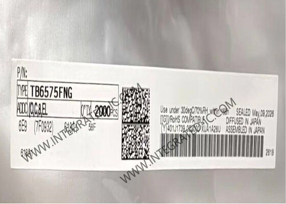 TB6575FNG Sensörsüz komutasyon ve PWM akım kontrolü ile 3 fazlı tam dalga BLDC motorları için entegre devre çip PWM denetleyicisi