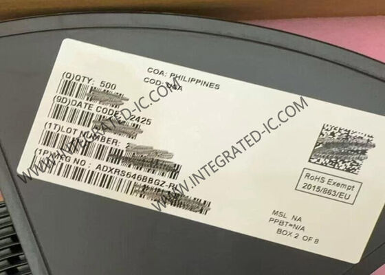 CBGA-32 Paketli ve Düşük Gürültülü Sapma Oranı Jiroskoplu ADXRS646BBGZ Sensör Entegresi Açısal Hız Sensörü