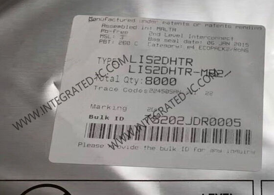 LIS2DHTR Dijital I2C/SPI Arayüzü ve ±2g/±4g/±8g/±16g Aralığı ile Üç Eksenli İvmeölçer