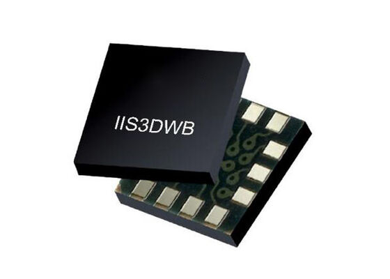 IIS3DWB Sensör IC Ultra Geniş Bant Genişliği, Düşük Gürültü ve Genişletilmiş Sıcaklık Aralığı ile 3 Eksenli Dijital titreşim sensörü
