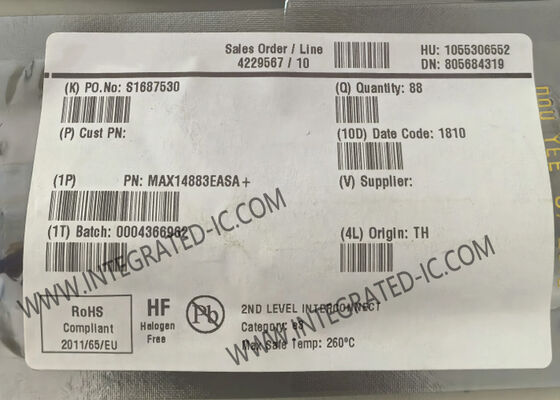 Entegre Devre Çip MAX14883EASA 1Mbps 130mV CAN Alıcı IC SOIC8