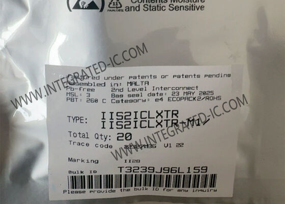 IIS2ICLXTR 2 Eksenli Dijital Eğim Ölçer Hareket Sensörü IC, LGA-16 Paketinde