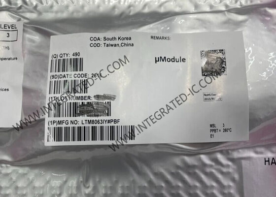 Entegre devreler çipi LTM8063IY 2A İzole olmayan PoL modülü FBGA28 modülü