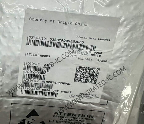 Mikrodenetleyici MCU MIMXRT685SFVKB 32Bit Mikrodenetleyiciler Yongalar 176-VFBGA Çift Çekirdekli
