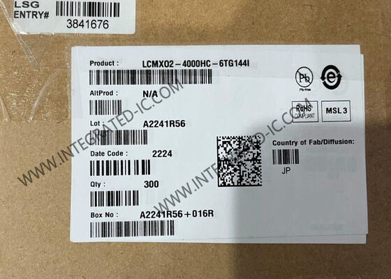 Alan Programlanabilir Geçit Dizisi LCMXO2-4000HC-6TG144I TQFP144 388MHz 540LAB FPGA Çip