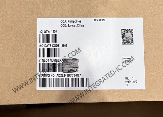 ADXL343BCCZ Sensör IC 3 Eksenli Dijital Hızlandırıcı LGA-14 Dijital MEMS Hızlandırıcı