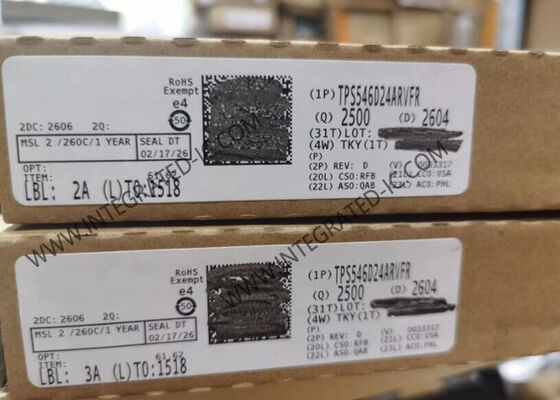 TPS546D24ARVFR Entegre Devre Çip 40A Yüklenebilir Senkron SWIFT TM Buck Dönüştürücü LQFN-40