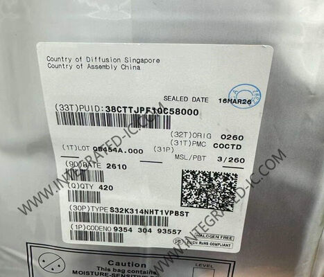 Mikrodenetleyici MCU S32K314NHT1VPBST Otomobil 160MHz 4MB Flash 32Bit MCU QFP172