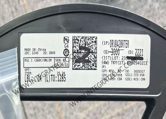 DRV8428RTER Entegre Döngü Çip 35V 1A Bipolar Stepper Motor Sürücüsü 1/256 Mikrostepping