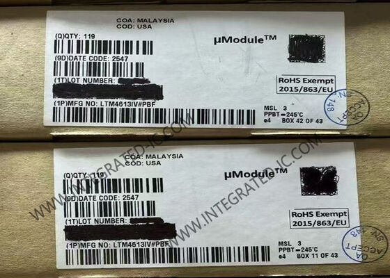 LTM4613IV Entegre Döngü Çip Ultra Düşük Gürültü 8A DC/DC μModule Düzenleyicisi
