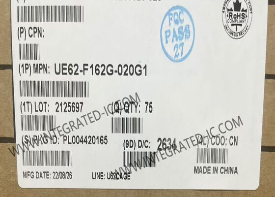 UE62-F162G-020G1 Bağlayıcılar OSFP 1x1 9.5Mm Yüksek Ekstrüde Isı Lavabı ile Düşük Profilli Kafes