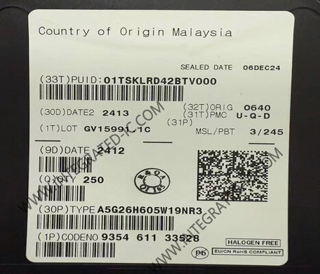 A5G26H605W19NR3 Entegre Devre Çipi N-Kanal Artırma MOSFET Transistör 85 W, 2496 - 2690 MHz için Yüksek Terminal Empedanslı