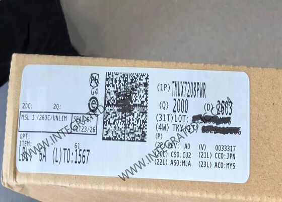 TMUX7208PWR Entegre Devre Çipleri 44V Kapalı Bağlantılı 1.8V Mantıklı Bir Kanal Precision Multiplexer