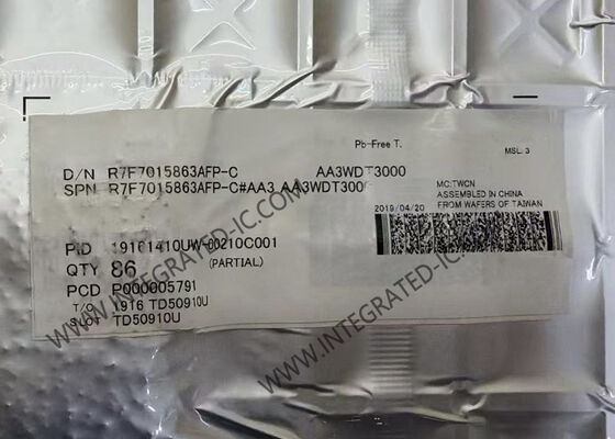 R7F7015863AFP-C Mikrodensör MCU RH850/F1K Mikrodensör LFQFP-176 32 bitlik MCU