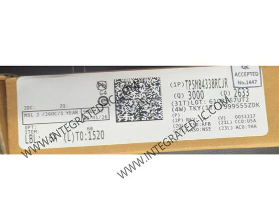 TPSM84338RCJR 3A Senkron Buck Güç Modülü Entegre Devre Çipi Kullanıcı Tarafından Seçilebilir Modlu