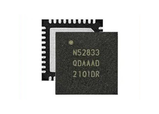 BT NRF52833-QDAA-R7 Bir Yonga Üzerinde RF Sistemi SoC NRF52833 Çok Protokollü SoC QFN40