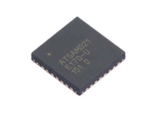 Entegre Devre Yongası ATSAMD21E17D-MFT Mikrodenetleyiciler IC QFN32 Düşük Güç