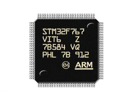 Yüksek Performanslı STM32F767VIT6 2Mbytes Mikrodenetleyici IC LQFP100 Tek Çekirdekli