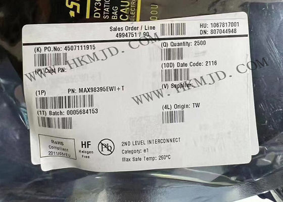 Entegre Devre Çip MAX98395EWI 1 Kanal Dijital Giriş Sınıfı DG Amplifier XFBGA28