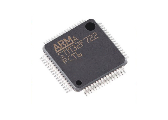 IC'ler Chip Flash Mikrodenetleyici IC STM32F722RCT6 Tek Çekirdekli 64-LQFP Paketi