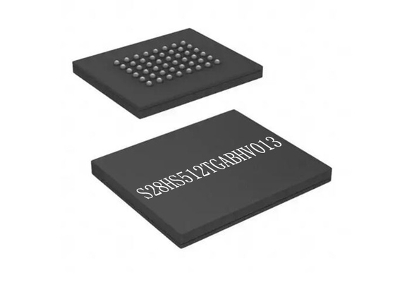 Yüksek Hızlı CMOS S28HS512TGABHV013 FLASH NOR Bellek IC 24FBGA Entegre Devre Çipi