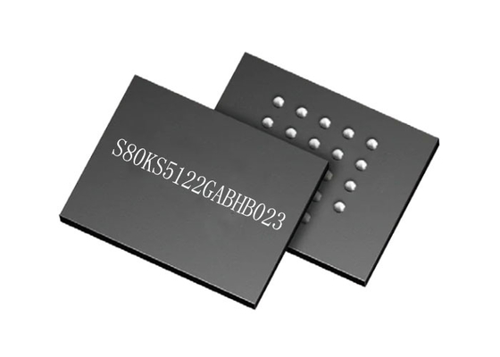 Hafıza IC Çip S80KS5122GABHB023 24-VBGA Yüzey Montajı 200MHz Sahte SRAM IC