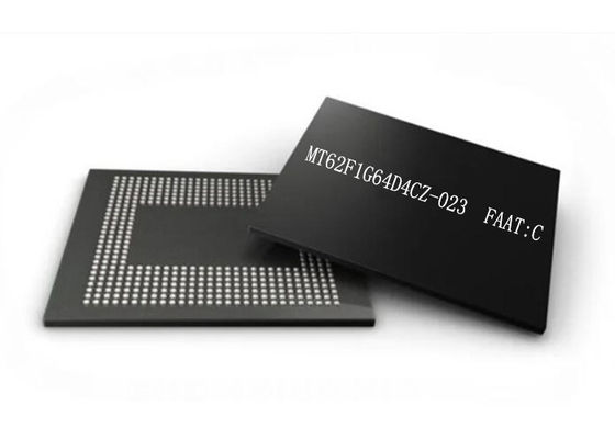SDRAM Mobil LPDDR5 Bellek Yongaları MT62F1G64D4CZ-023 FAAT:C 64 Gbit TFBGA Paketi