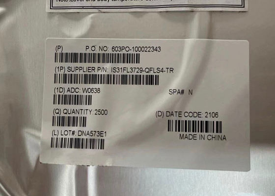 IS31FL3729-QFLS4-TR Entegre Devre Çip 35mA Matrix LED Sürücü IC 32-QFN