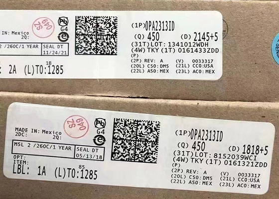 Entegre devreler çipi OPA2313ID Genel amaçlı güçlendirici 2 Devre Demiryolundan Demiryoluna 8-SOIC