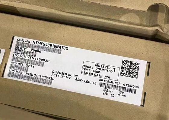 Entegre Devre Çipleri NTMFS4C910NAT3G 30V Tek Kanallı N-Kanallı MOSFET Transistörleri