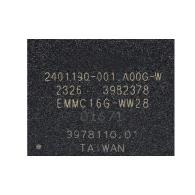 Bellek IC Chip EMMC16G-WW28-01E10 200MHz 128Gbit NAND Flash Bellek IC FBGA-153