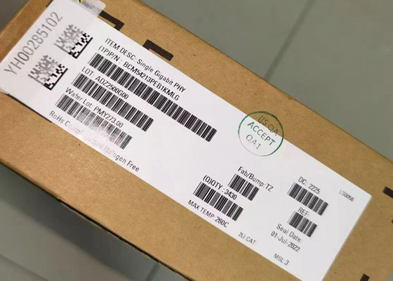 Ethernet IC BCM54213PEB1KMLG Tek Portlu RGMII Gigabit Ethernet Alıcı QFN-36