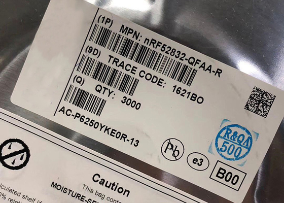 Çip Üzerinde Çok Protokollü RF Sistemi NRF52832-QFAA-R NRF52832 BT Smart 2.4GHz SoC