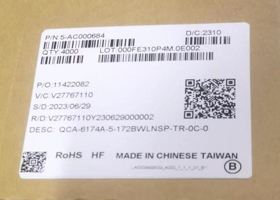 BT IC QCA6174A-5 Yüksek Performanslı Çift Bant 802.11ac Bluetooth 5.0 Tek Çipli