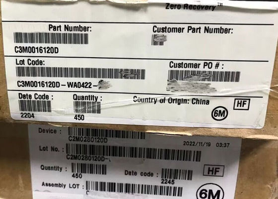 Entegre Devre Çip C3M0016120D 1200V 115A SiC Güç MOSFET Transistörü TO-247-3