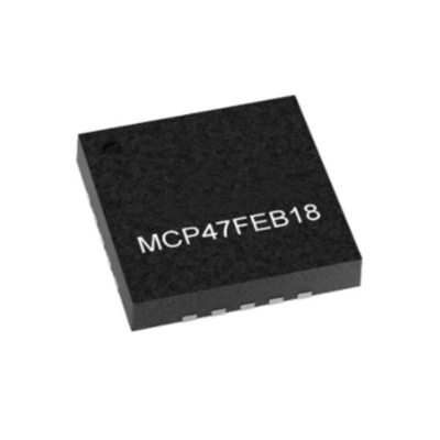 Entegre Devre Çip MCP47FEB18-E/MQ 8 Kanal 10 Bit Dijital Analog Dönüştürücü