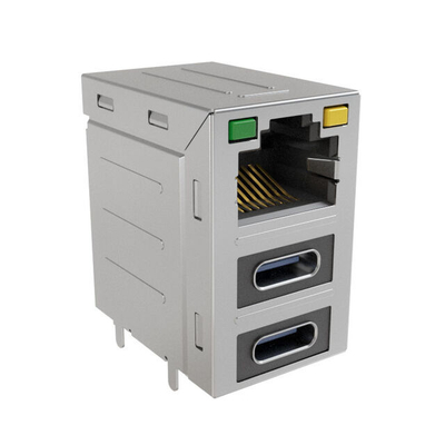 RJE36188334CH Bağlantılar Modüler Bağlantılar 8 pozisyonlu kombo yığılmış bağlantılar