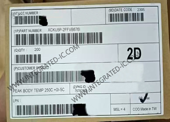 Alan Programlanabilir Geçit Dizisi XCKU5P-2FFVB676I FPGA Programlanabilir Mantık IC FBGA-676