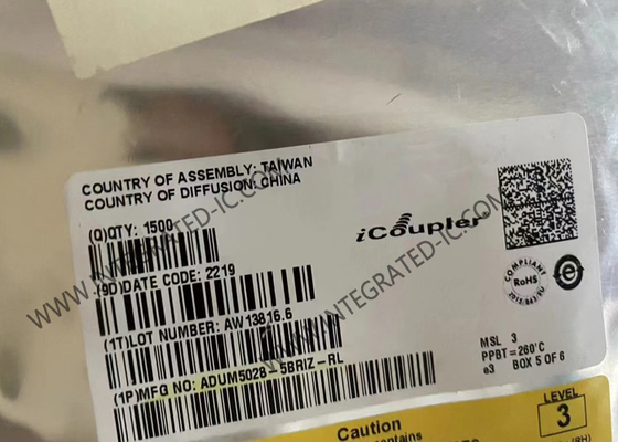 Entegre devreler çipi ADUM5028-5BRIZ Düşük emisyonlu izole DC DC dönüştürücü SOIC8